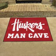 Nebraska Cornhuskers NCAA Man Cave All-Star Rug