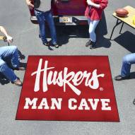 Nebraska Cornhuskers NCAA Man Cave Tailgate Mat