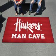 Nebraska Cornhuskers NCAA Man Cave Ulti-Mat Rug