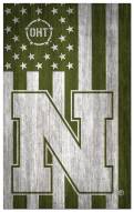 Nebraska Cornhuskers OHT Military Green Flag 11" x 19" Sign