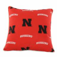Nebraska Cornhuskers Outdoor Decorative Pillow