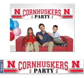 Nebraska Cornhuskers Party Banner