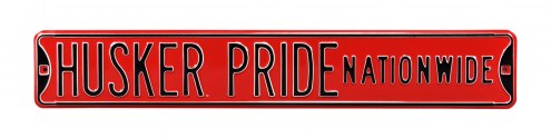 Nebraska Cornhuskers Pride Street Sign