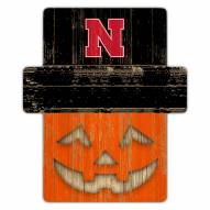 Nebraska Cornhuskers Pumpkin Cutout with Stake