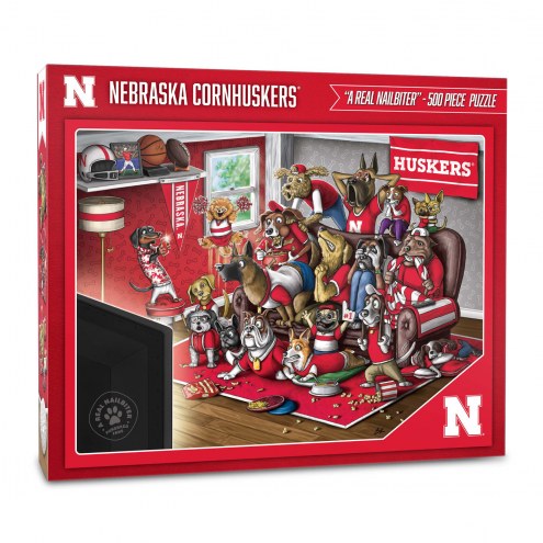 Nebraska Cornhuskers Purebred Fans &quot;A Real Nailbiter&quot; 500 Piece Puzzle