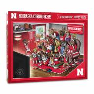 Nebraska Cornhuskers Purebred Fans "A Real Nailbiter" 500 Piece Puzzle