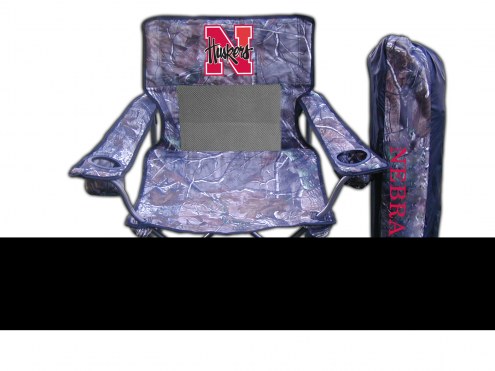 Nebraska Cornhuskers RealTree Camo Tailgating Chair