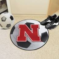 Nebraska Cornhuskers Soccer Ball Mat