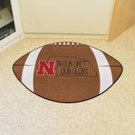 Nebraska Cornhuskers Southern Style Football Floor Mat
