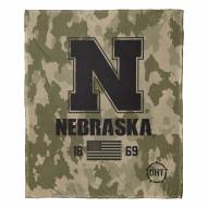 Nebraska Cornhuskers Special Ops Throw Blanket