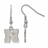 Nebraska Cornhuskers Stainless Steel Dangle Earrings