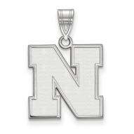 Nebraska Cornhuskers Sterling Silver Medium Pendant