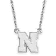 Nebraska Cornhuskers Sterling Silver Small Pendant Necklace