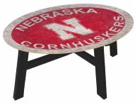 Nebraska Cornhuskers Team Color Coffee Table
