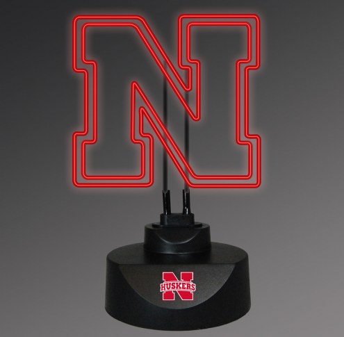 Nebraska Cornhuskers Team Logo Neon Lamp