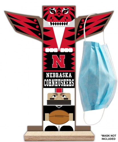 Nebraska Cornhuskers Totem Mask Holder