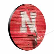 Nebraska Cornhuskers Weathered Design Hook & Ring Game