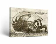 Nevada Wolf Pack Sketch Canvas Wall Art