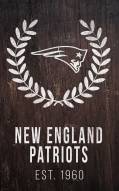 New England Patriots 11" x 19" Laurel Wreath Sign