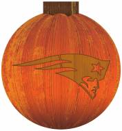 New England Patriots 12" Halloween Pumpkin Sign