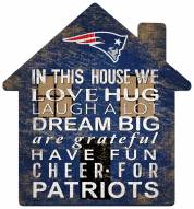 New England Patriots 12" House Sign