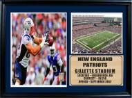 New England Patriots 12" x 18" Rob Gronkowski Photo Stat Frame