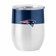 New England Patriots 16 oz. Gameday Stainless Curved Beverage Tumbler