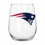 New England Patriots 16 oz. Gameday Curved Beverage Glass