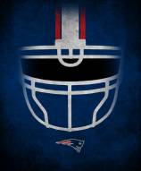 New England Patriots 16" x 20" Ghost Helmet Canvas Print