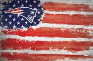 New England Patriots 17" x 26" Flag Sign