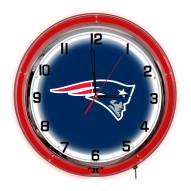 New England Patriots 18" Neon Clock