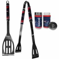 New England Patriots 2 Piece BBQ Set with Tailgate Salt & Pepper Shakers