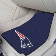 New England Patriots 2-Piece Carpet Car Mats