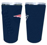 New England Patriots 20 oz. Stainless Steel Tumbler with Silicone Wrap