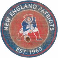 New England Patriots 24" Heritage Logo Round Sign