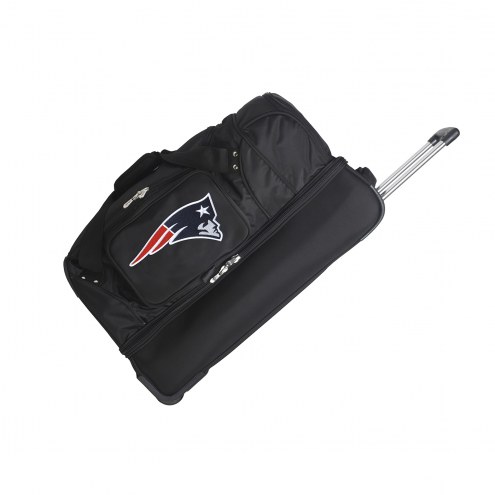 New England Patriots 27&quot; Drop Bottom Wheeled Duffle Bag