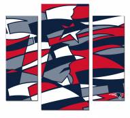 New England Patriots 3 Piece Wall Art