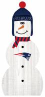 New England Patriots 31" Snowman Leaner