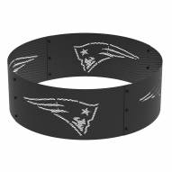 New England Patriots 36" Round Steel Fire Ring