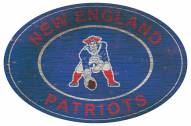 New England Patriots 46" Heritage Logo Oval Sign