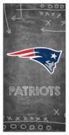 New England Patriots 6" x 12" Chalk Playbook Sign