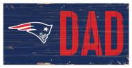 New England Patriots 6" x 12" Dad Sign
