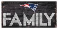 New England Patriots 6" x 12" Family Sign