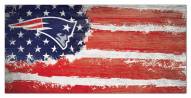 New England Patriots 6" x 12" Flag Sign