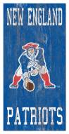 New England Patriots 6" x 12" Heritage Logo Sign