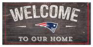 New England Patriots 6" x 12" Welcome Sign