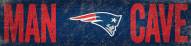 New England Patriots 6" x 24" Man Cave Sign
