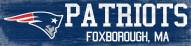 New England Patriots 6" x 24" Team Name Sign