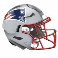 New England Patriots Authentic Helmet Cutout Sign