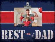 New England Patriots Best Dad Clip Frame